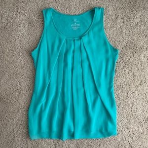 New York & Co. Teal Tank Blouse
